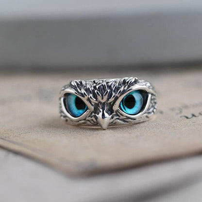 Anello Regolabile in Opale Argento
