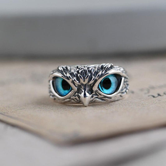 Anello Regolabile in Opale Argento