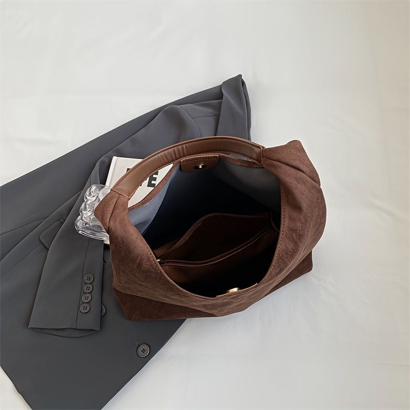 Ottilie | Borsa a Spalla in Pelle Scamosciata