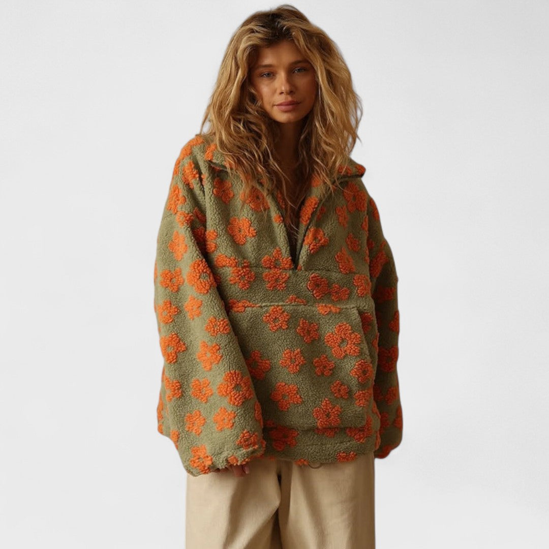 Daisy - Fleece Polare Fiorito