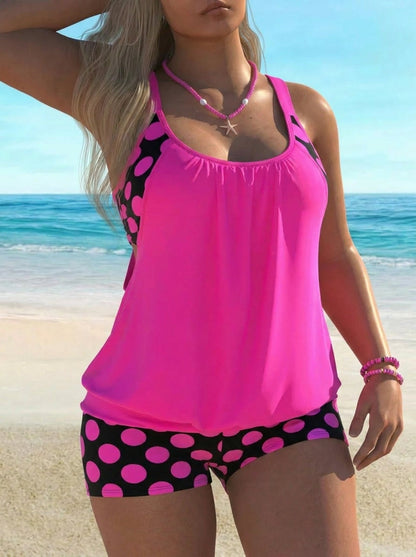 Nuria | Tankini a Due Pezzi Fluido