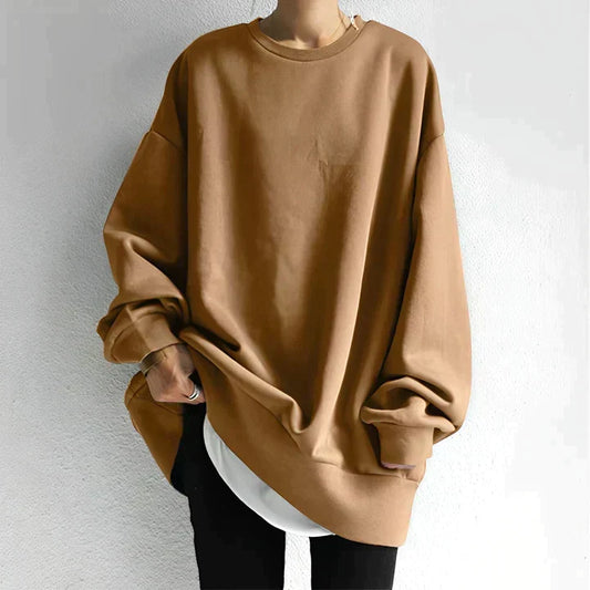 HELENA™ | MAGLIONE TUNICA OVER SIZE DA DONNA CON COPERTURA PER LA PANCIA