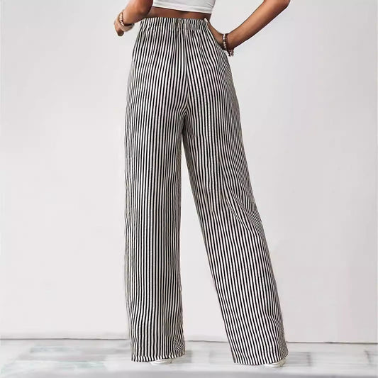 Emera | Pantaloni a Righe Relaxati