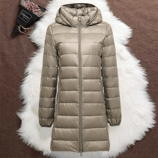 Giacca Padded Long Transitional Helsa | Champagne