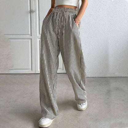 Emera | Pantaloni a Righe Relaxati