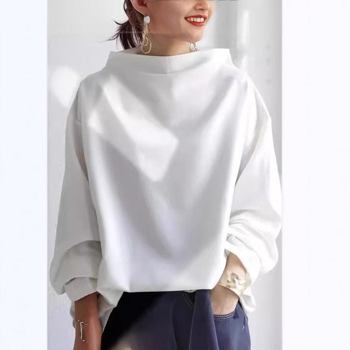 ELSPETH | TOP CASUAL CON COLLO ALTO