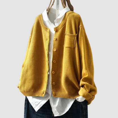 ELOWIRA | CARDIGAN IN MAGLIA CONFORTEVOLE