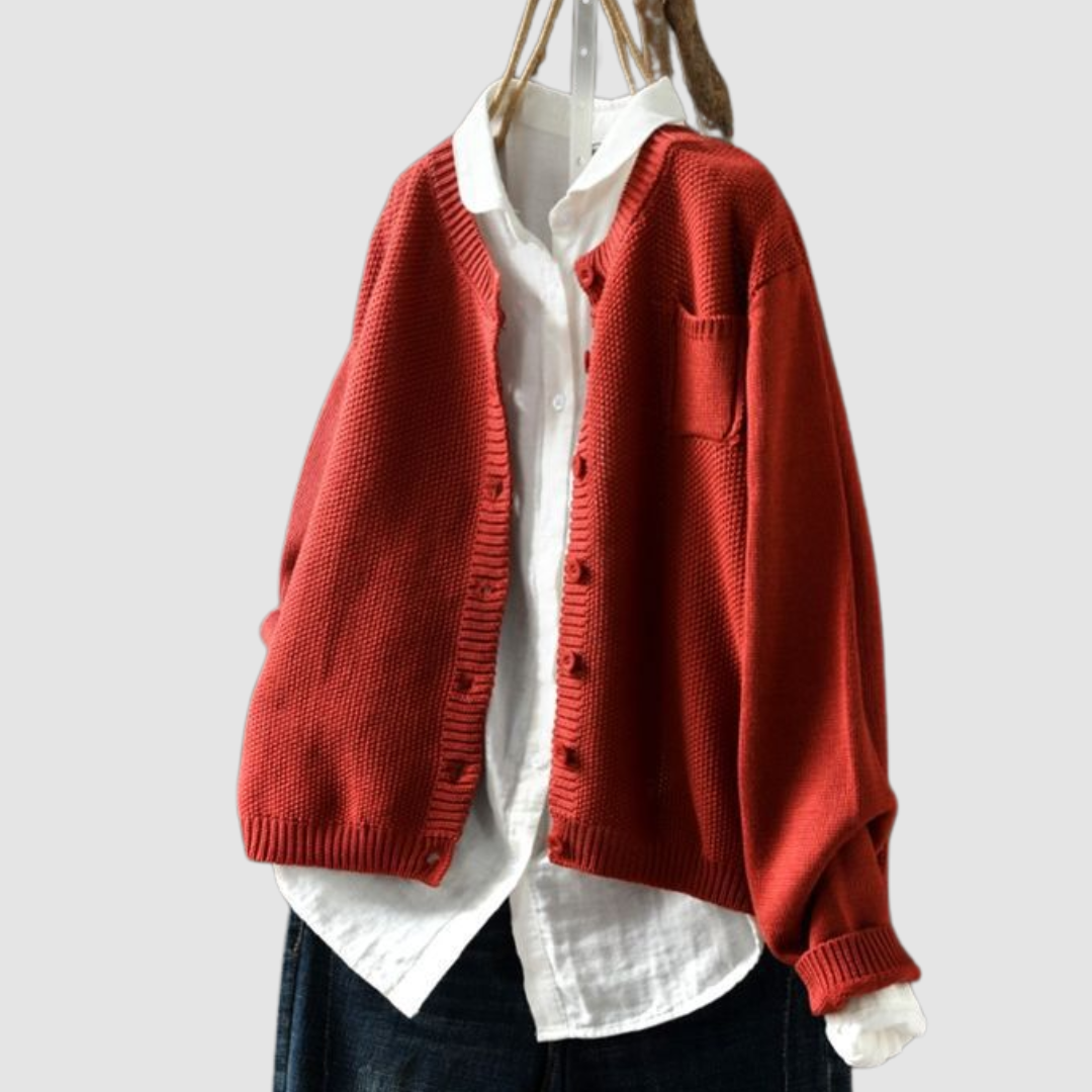 ELOWIRA | CARDIGAN IN MAGLIA CONFORTEVOLE