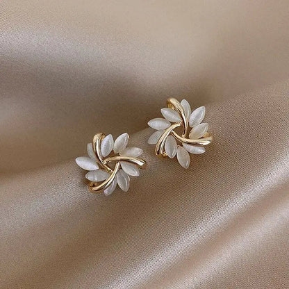 ORECCHINI IN OPALE E ORO ELEGANTI