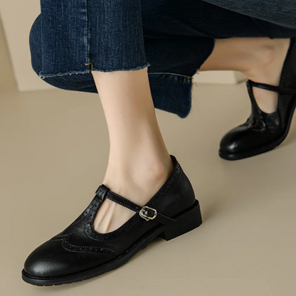 MIANA | MARY JANES POLISHED A STRAP T
