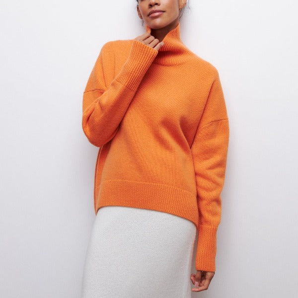HARRIET - MAGLIONE CON COLLO ALTO A MAGLIA