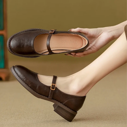 DORVANNA | COMFORT ETERNO MARY JANES IN PELLE MORBIDA