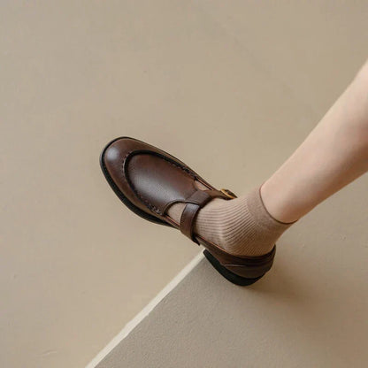 Nancy | Scarpe in pelle ispirate al retro