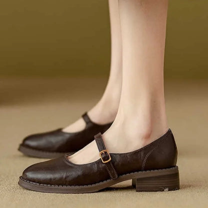 DORVANNA | COMFORT ETERNO MARY JANES IN PELLE MORBIDA