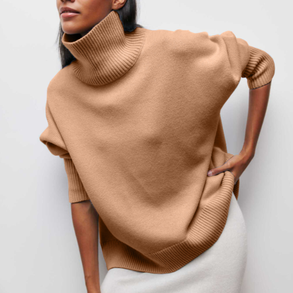 HARRIET - MAGLIONE CON COLLO ALTO A MAGLIA