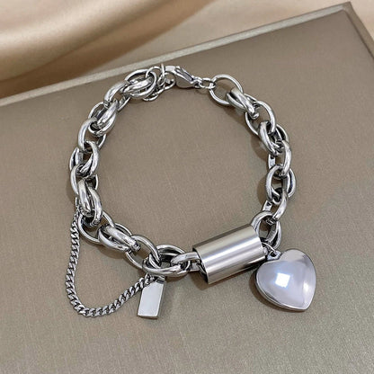BRACCIALE CUORE D'ORO GROSSO