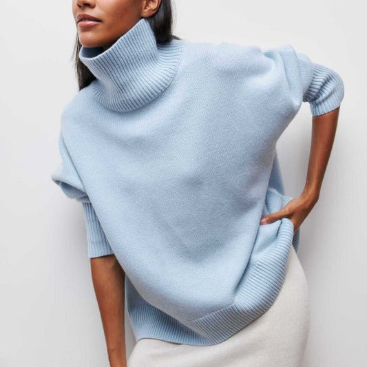 HARRIET - MAGLIONE CON COLLO ALTO A MAGLIA