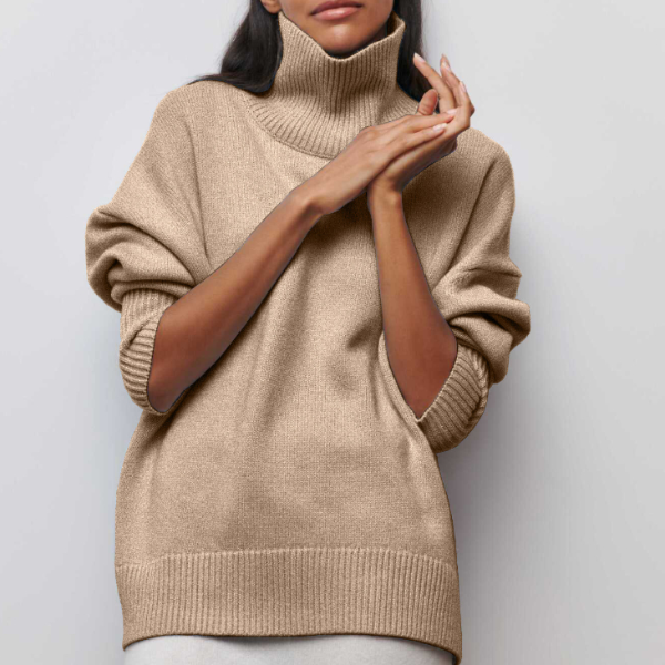 HARRIET - MAGLIONE CON COLLO ALTO A MAGLIA