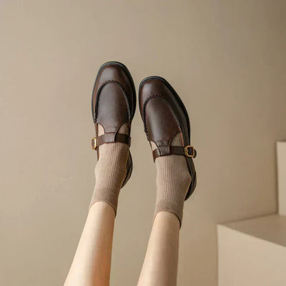 Nancy | Scarpe in pelle ispirate al retro