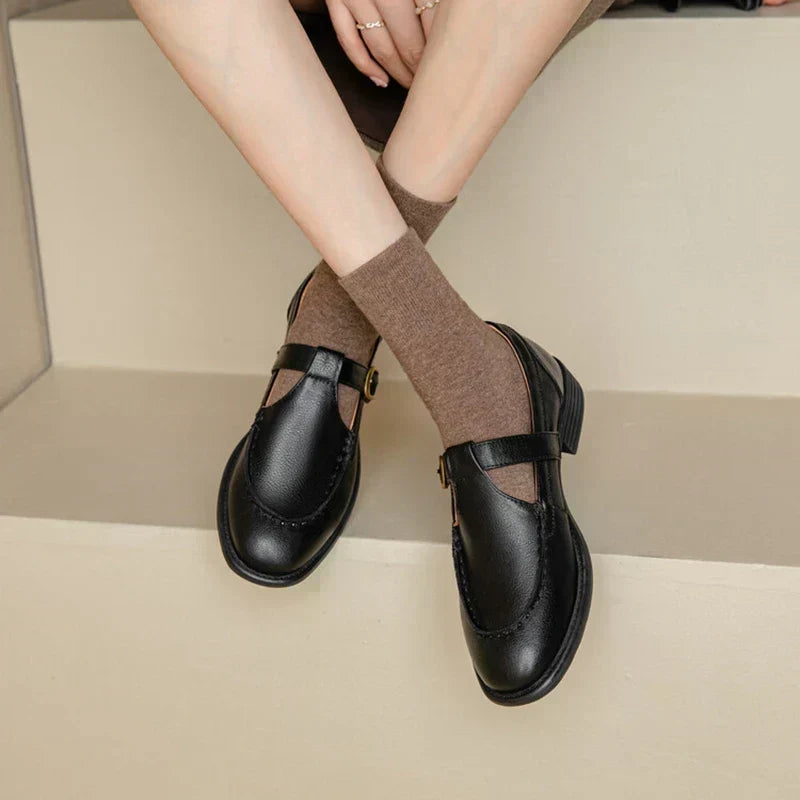 Nancy | Scarpe in pelle ispirate al retro