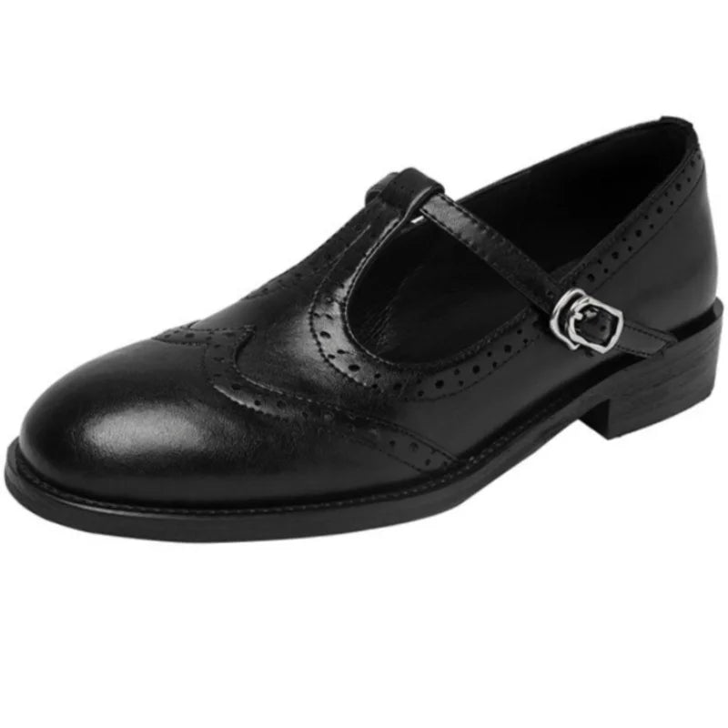 MIANA | MARY JANES POLISHED A STRAP T