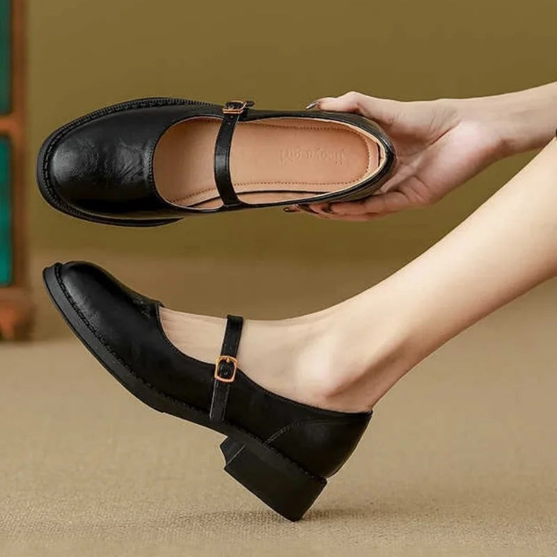 DORVANNA | COMFORT ETERNO MARY JANES IN PELLE MORBIDA