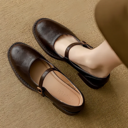 DORVANNA | COMFORT ETERNO MARY JANES IN PELLE MORBIDA