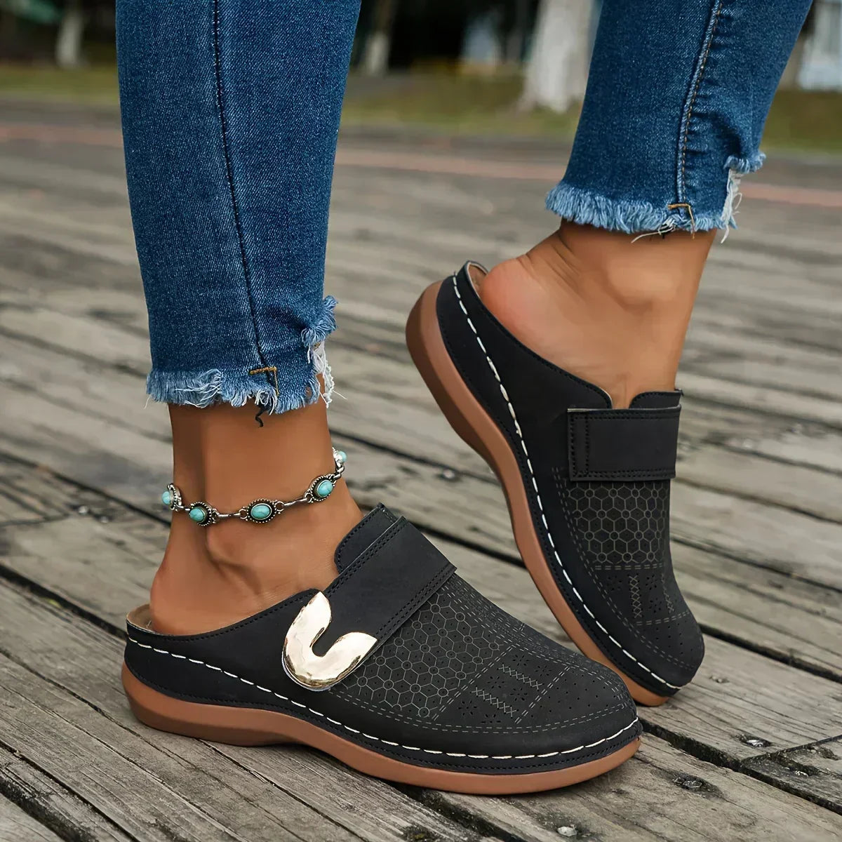 Sandali con Zeppa Supportivi Chic Caprielle™