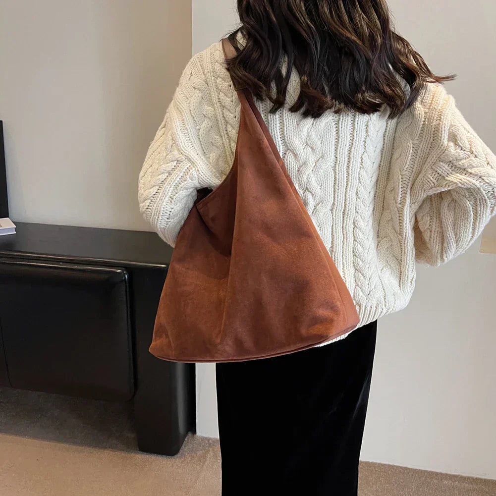 Ottilie | Borsa a Spalla in Pelle Scamosciata