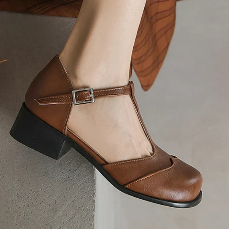 Margaux | Scarpe in pelle testurizzata
