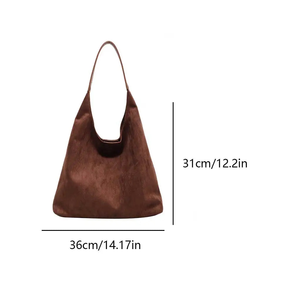 Ottilie | Borsa a Spalla in Pelle Scamosciata