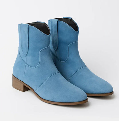 SUEDELLEA™ | STIVALI IN CAMOSCIO WESTERN