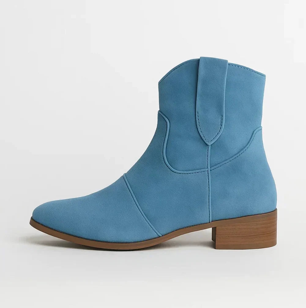 SUEDELLEA™ | STIVALI IN CAMOSCIO WESTERN