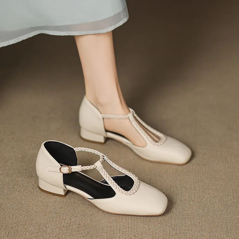 Estelle | Ballerine in Pelle Retro