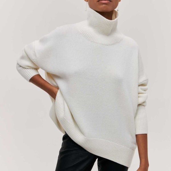HARRIET - MAGLIONE CON COLLO ALTO A MAGLIA