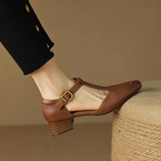 Annabelle | Scarpe in Pelle Vintage
