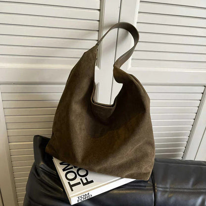 Ottilie | Borsa a Spalla in Pelle Scamosciata