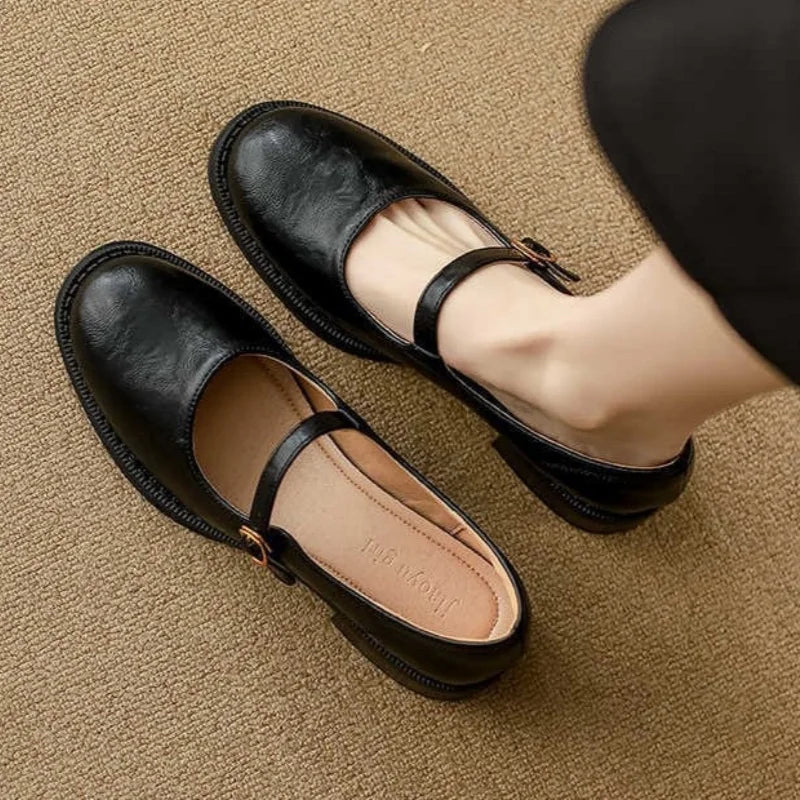 DORVANNA | COMFORT ETERNO MARY JANES IN PELLE MORBIDA