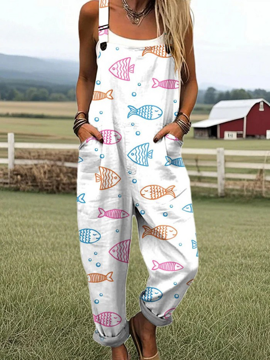 Salopette Ocean Whimsy