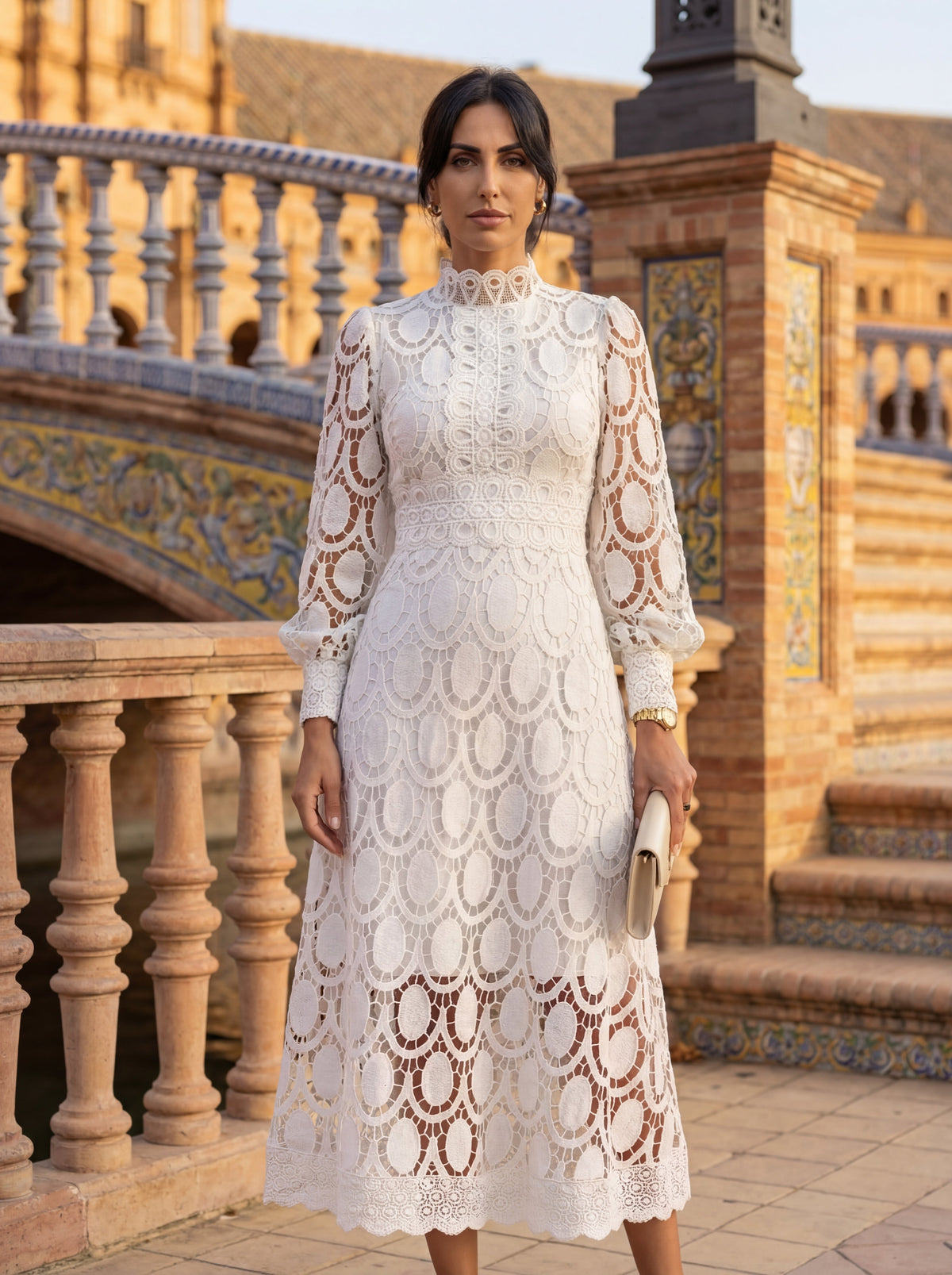 Carmona | Vestito in pizzo primaverile