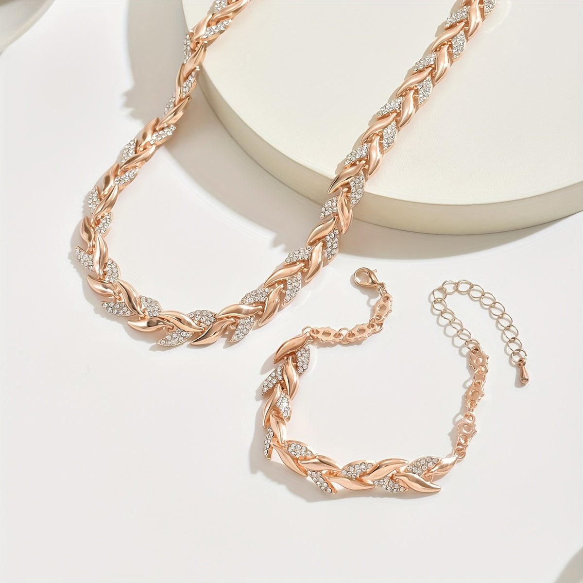 Set Elegante con Strass a Coda di Pesce