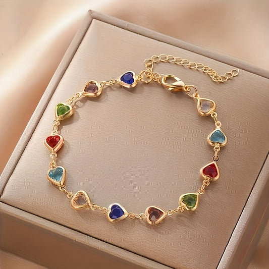 BRACCIALE ORO A FORMA DI CUORE