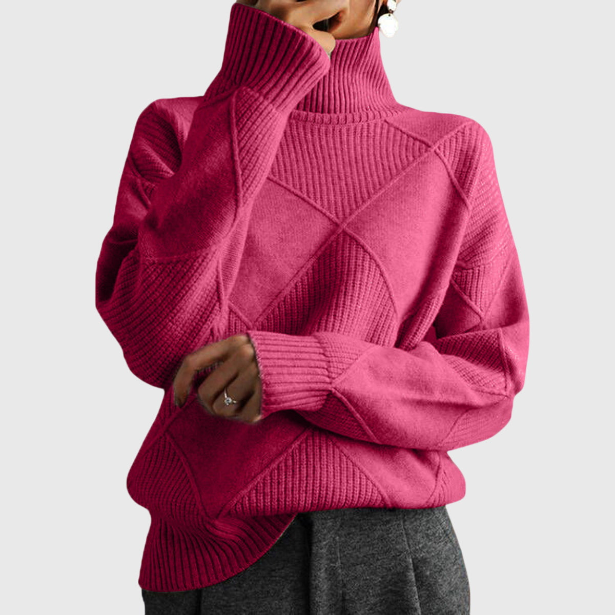 ALETHEA | MAGLIONE COLLO ALTO