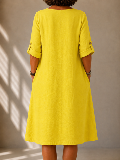 Abito Fluid V-Neck Sylvie