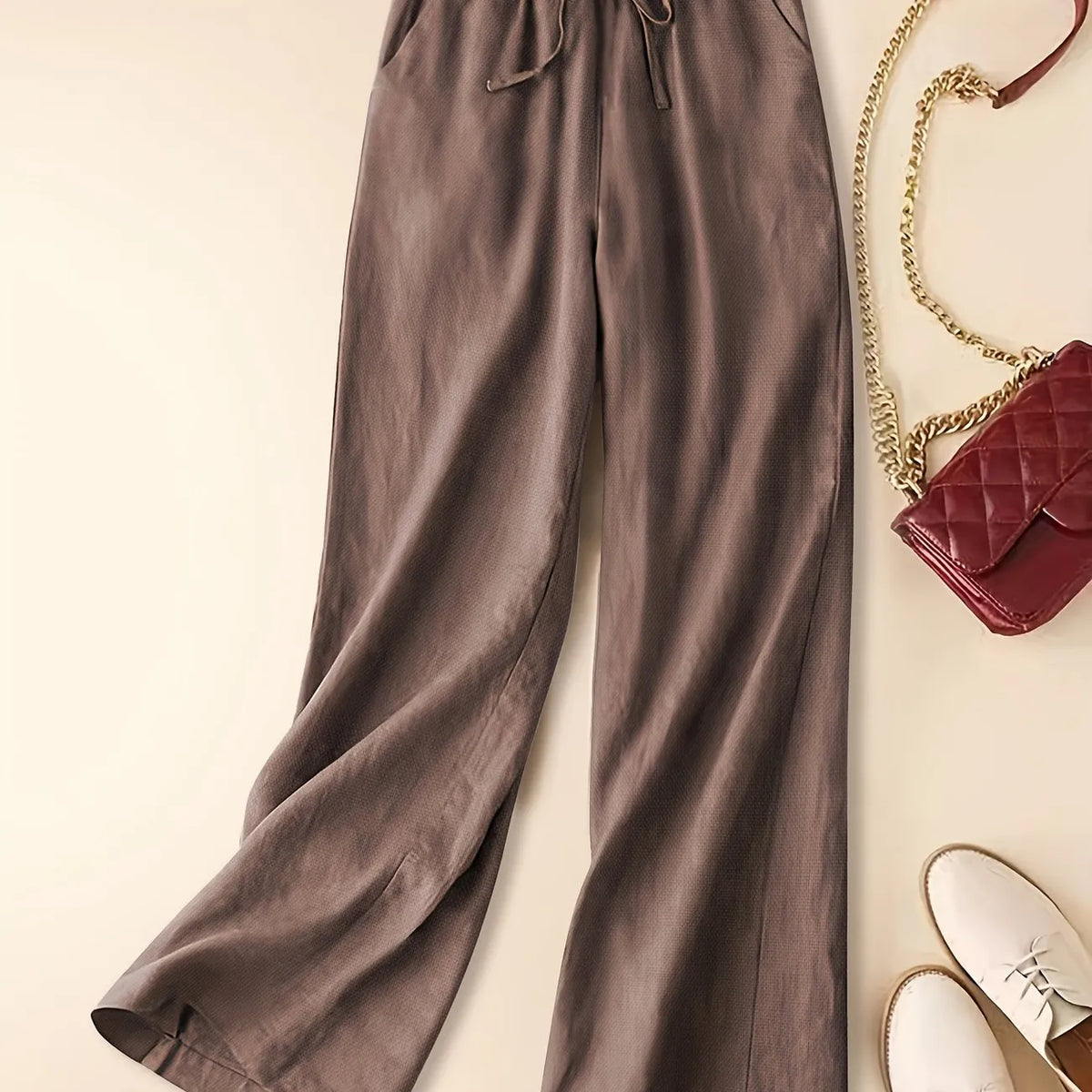 Imara | Pantaloni Larghi con Coulisse