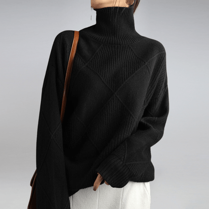 Ameline | Maglione Morbido con Collo Alto