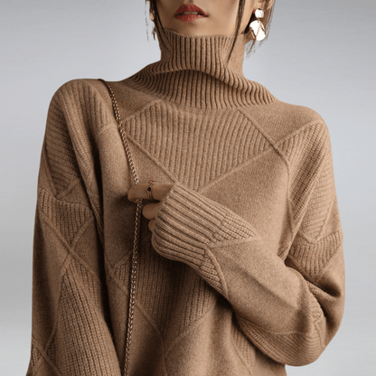 Ameline | Maglione Morbido con Collo Alto