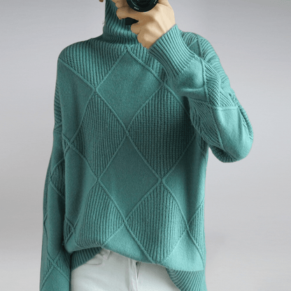Ameline | Maglione Morbido con Collo Alto