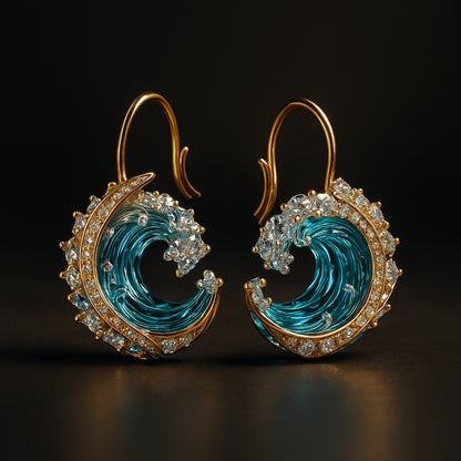 Orecchini Azure Tide
