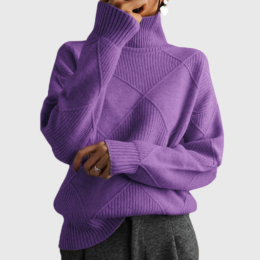 ALETHEA | MAGLIONE CON COLLO ALTO